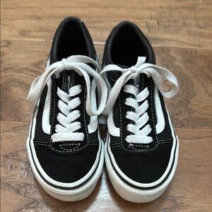 Vans Black and White Toddler Sneakers